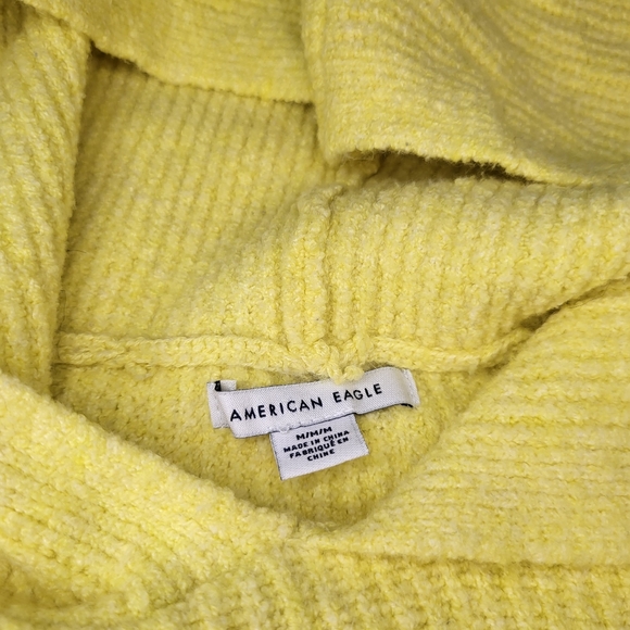American Eagle Women's Crop Top Sweater, Yellow, Medium (See desc..) - Picture 5 of 10